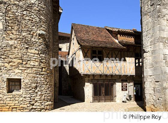 VILLAGE DE MARCILHAC SUR CELE , VALLEE DU CELE, QUERCY, LOT. (46F01427.jpg)