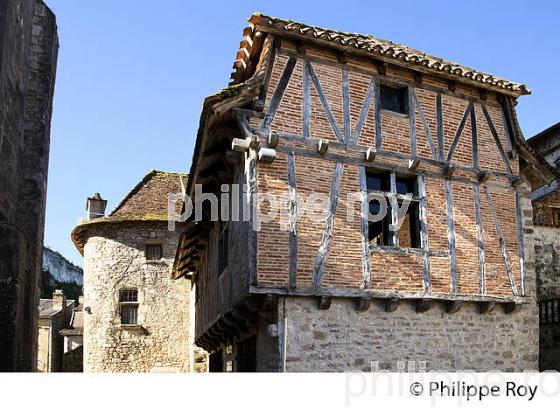 VILLAGE DE MARCILHAC SUR CELE , VALLEE DU CELE, QUERCY, LOT. (46F01428.jpg)