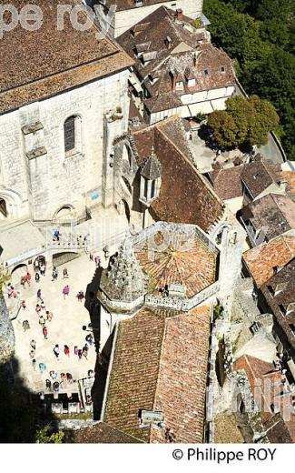 CITE SAINTE, VILLAGE PERCHE  DE ROCAMADOUR, CAUSSE DE GRAMAT,  HAUT QUERCY, LOT. (46F02040.jpg)