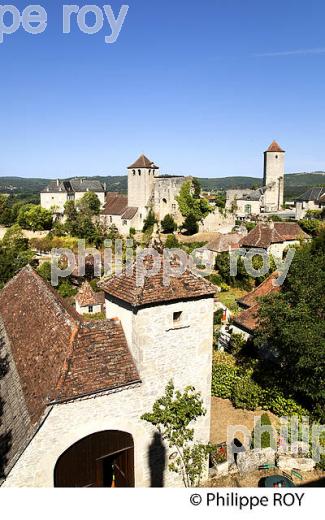 LE VILLAGE  DE MONTVALENT, CAUSSE DE GRAMAT, HAUT QUERCY, VALLEE  DE LA DORDOGNE, LOT. (46F02217.jpg)
