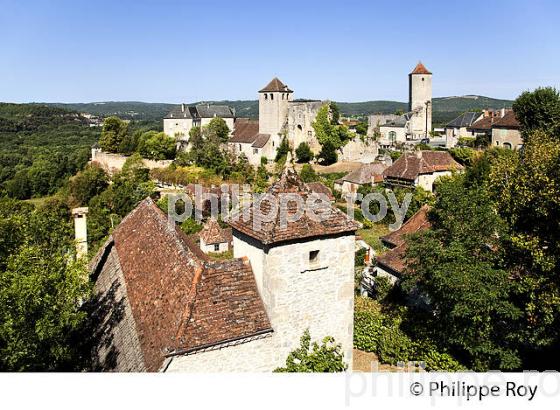LE VILLAGE  DE MONTVALENT, CAUSSE DE GRAMAT, HAUT QUERCY, VALLEE  DE LA DORDOGNE, LOT. (46F02220.jpg)