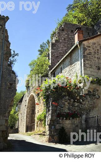 LE  VILLAGE DE SAINT SULPICE , VALLEE DU CELE, QUERCY, LOT. (46F02320.jpg)