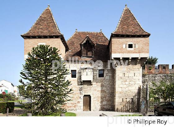 LA BARBACANE ,   VIEILLE VILLE DE CAHORS,  VALLEE DU LOT, QUERCY, LOT. (46F02633.jpg)