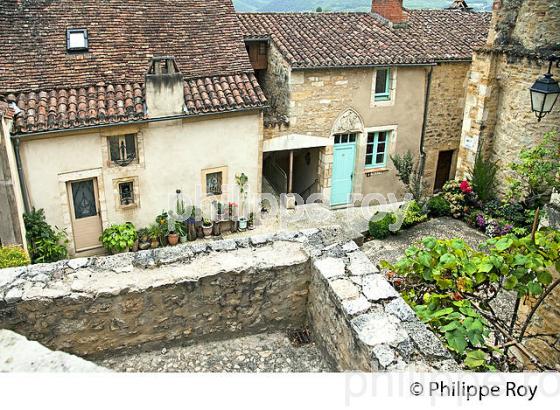 LE VILLAGE MEDIEVAL  DE PUY L' EVEQUE,  VALLEE DU LOT, QUERCY, LOT. (46F02803.jpg)