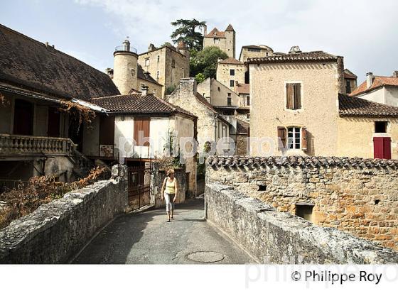 LE VILLAGE MEDIEVAL  DE PUY L' EVEQUE,  VALLEE DU LOT, QUERCY, LOT. (46F02806.jpg)