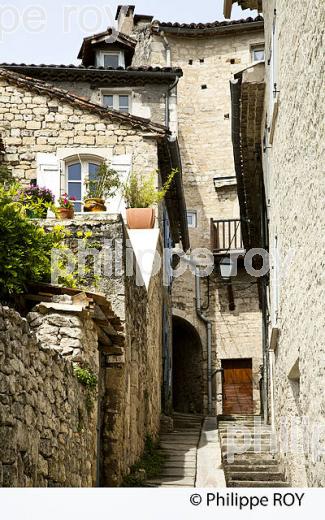 VILLAGE FORTIFIE DE CASTELNAU-MONTRATIER, QUERCY BLANC, LOT. (46F02918.jpg)