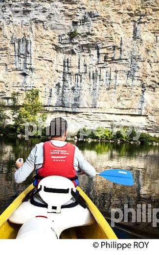 CANOE SUR LA DORDOGNE LOTOISE,  QUERCY, LOT. (46F03304.jpg)