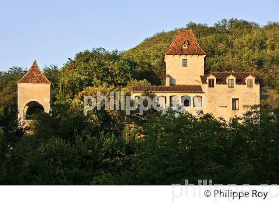 CHATEAU DU BASTIT,  PINSAC ,  VALLEE DE LA DORDOGNE LOTOISE, QUERCY,  LOT. (46F04432.jpg)