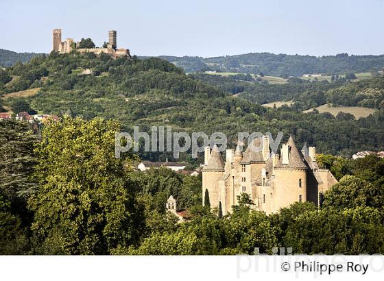 VILLAGE DE SAINT JEAN  LESPINASSE ,  VALLEE DE LA DORDOGNE LOTOISE, QUERCY, LOT. (46F04529.jpg)