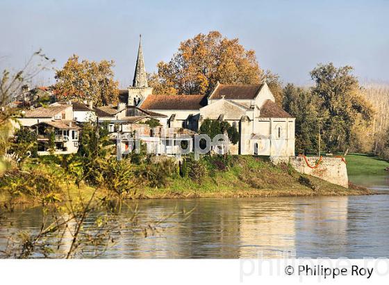 LE  VILLAGE DE COUTHURES  SUR GARONNE, LOT ET GARONNE. (47F00608.jpg)