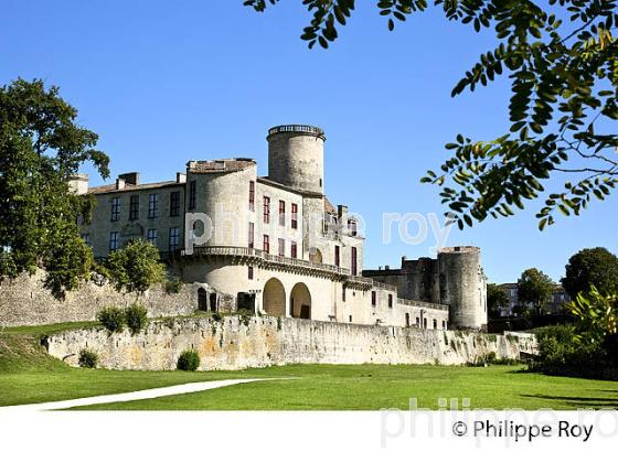 LE CHATEAU DE DURAS, VALLEE DU DROPT,  LOT-ET-GARONNE. (47F00717.jpg)