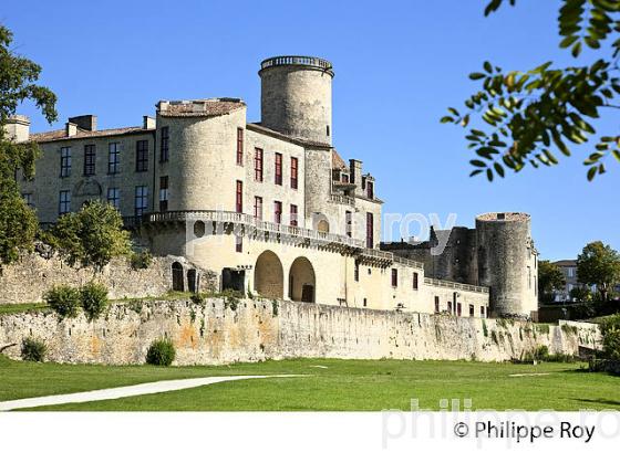 LE CHATEAU DE DURAS, VALLEE DU DROPT,  LOT-ET-GARONNE. (47F00719.jpg)