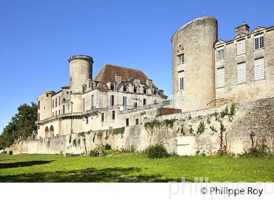 LE CHATEAU DE DURAS, VALLEE DU DROPT,  LOT-ET-GARONNE. (47F00720.jpg)