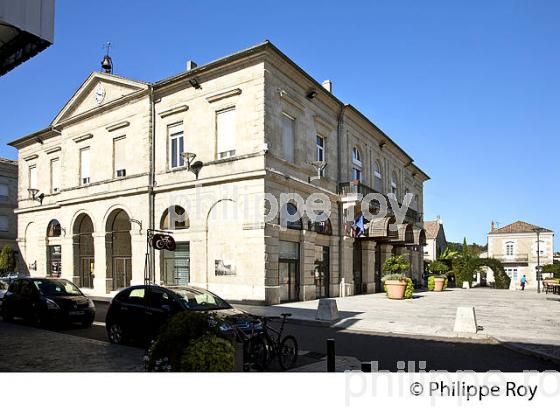 HOTEL DE VILLE S DE LA BASTIDE DE MIRAMONT DE GUYENNE,   LOT-ET-GARONNE. (47F00825.jpg)