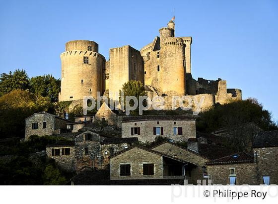 CHATEAU DE BONAGUIL, COMMUNE DE SAINT-FRONT-SUR-LEMANCE,   LOT-ET-GARONNE. (47F01038.jpg)