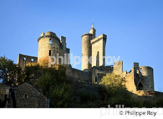 CHATEAU DE BONAGUIL, COMMUNE DE SAINT-FRONT-SUR-LEMANCE,   LOT-ET-GARONNE. (47F01040.jpg)