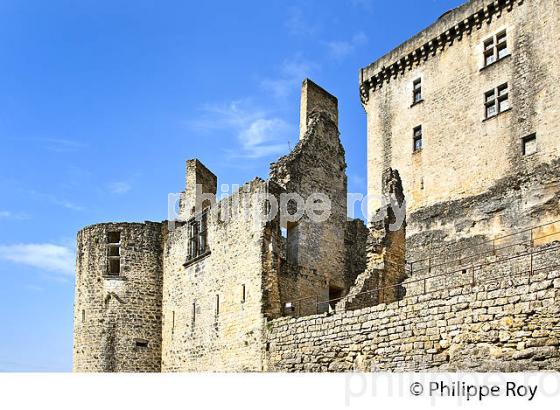 CHATEAU DE BONAGUIL, COMMUNE DE SAINT-FRONT-SUR-LEMANCE,   LOT-ET-GARONNE. (47F01119.jpg)