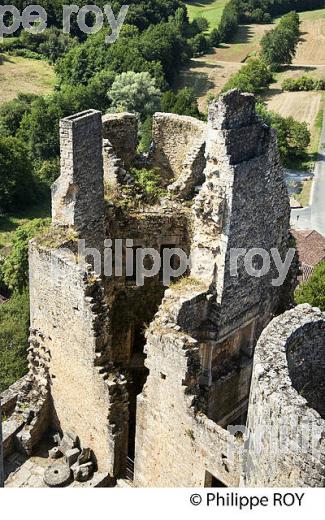 CHATEAU DE BONAGUIL, COMMUNE DE SAINT-FRONT-SUR-LEMANCE,   LOT-ET-GARONNE. (47F01133.jpg)