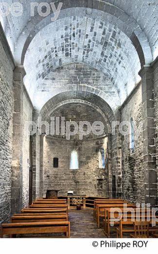 NOTRE DAME DE VALFRANCESQUE, TEMPLE DE  BOISSONNADE,  VALLEE FRANCAISE,  CORNICHE DES CEVENNES , MOISSAC-VALLEE-FRANCAISE, LOZERE. (48F00238.jpg)