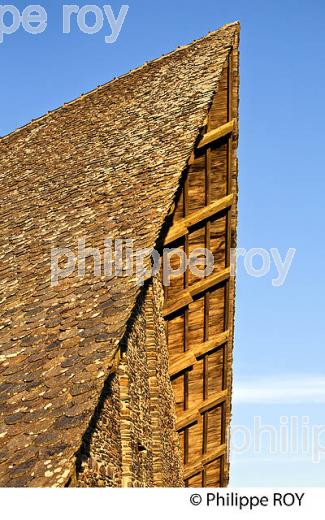 EGLISE DE LA TRINITE, LE BLEYMARD MONT LOZERE,  CEVENNES, LOZERE. (48F01916.jpg)