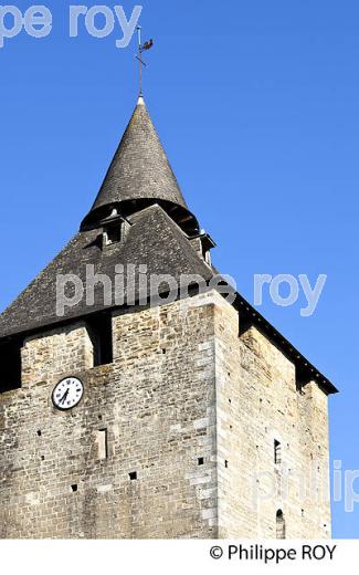 EGLISE SAINTE MARIE, CHEMINS  DE COMPOSTELLE, OLORON SAINTE MARIE, HAUT BEARN, PYRENEES ATLANTIQUES. (64F03202.jpg)