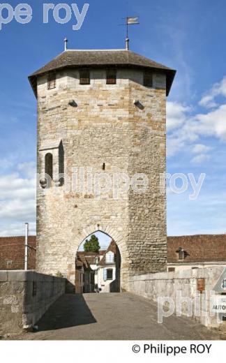 LE PONT MEDIEVAL FORTIFIE  D' ORTHEZ,  BEARN, PYRENEES ATLANTIQUES. (64F03523.jpg)