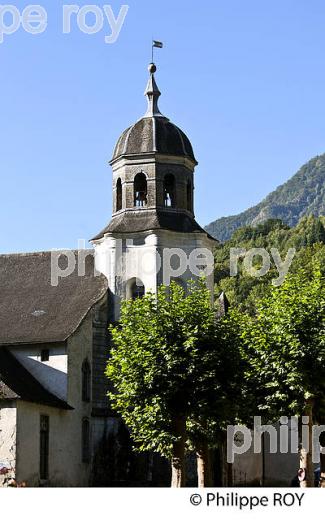 LE VILLAGE JACQUAIRE DE  SARRANCE,   VALLEE D' ASPE, BEARN, PYRENEES ATLANTIQUES. (64F04321.jpg)