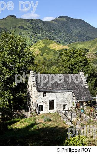 LE VILLAGE JACQUAIRE DE  BEDOUS, VALLEE D' ASPE, BEARN, PYRENEES ATLANTIQUES. (64F04403.jpg)