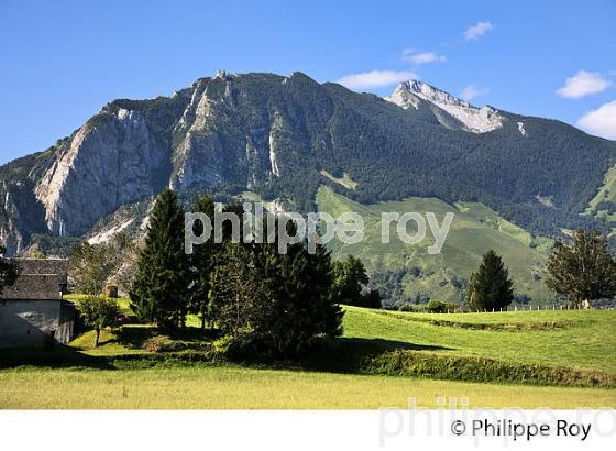 LE VILLAGE JACQUAIRE DE  ACCOUS, VALLEE D' ASPE, BEARN, PYRENEES ATLANTIQUES. (64F04416.jpg)