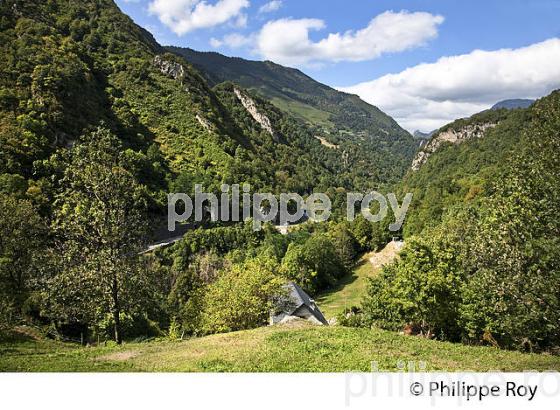 GORGES D' ETSAUT, VALLEE D' ASPE, COMMUNE D' ETSAUT,  BEARN, PYRENEES ATLANTIQUES. (64F04525.jpg)