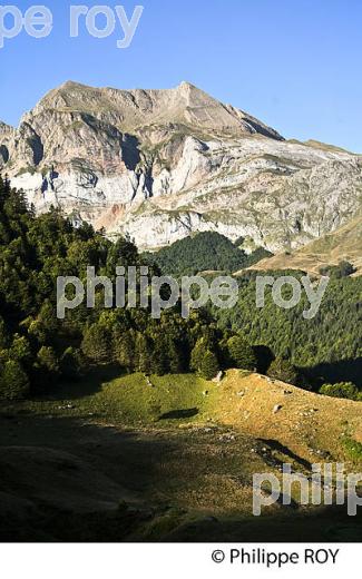 LE CIRQUE D' ASPE , ROUTE DU COL DU SOMPORT, COMMUNE DE URDOS, VALLEE D' ASPE, BEARN, PYRENEES ATLANTIQUES. (64F04706.jpg)