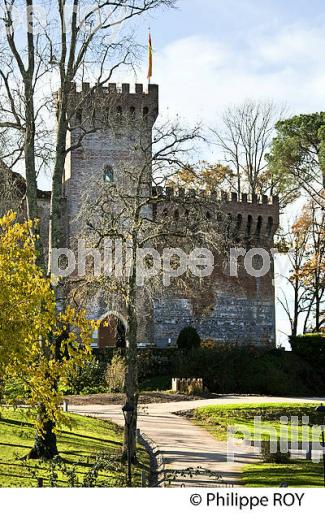 CHATEAU FORT , VILLAGE   DE MORLANNE, LUY DE BEARN,   BEARN, PYRENEES- ATLANTIQUES. (64F05007.jpg)
