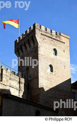 CHATEAU FORT , VILLAGE   DE MORLANNE, LUY DE BEARN,   BEARN, PYRENEES- ATLANTIQUES. (64F05008.jpg)