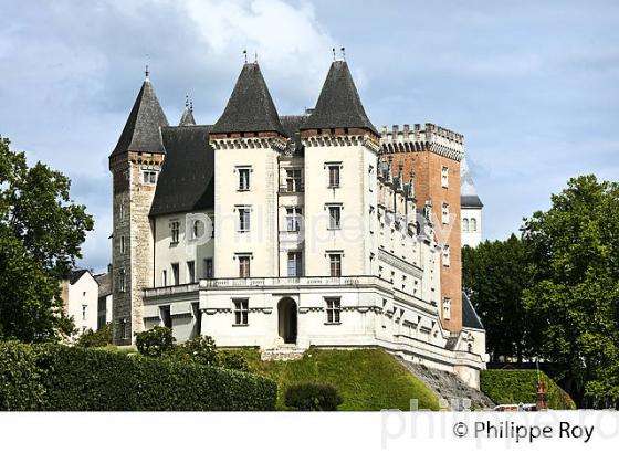 LE CHATEAU  DE PAU, VILLE DE  PAU, BEARN, PYRENEES ATLANTIQUES. (64F05728.jpg)