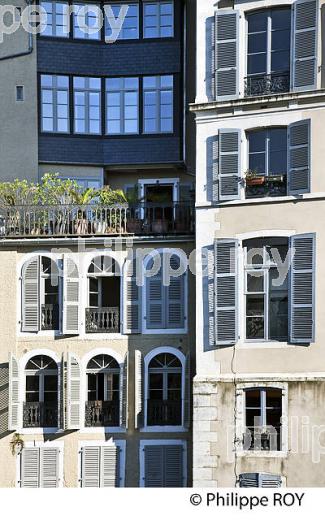 IMMEUBLE, VILLE HAUTE ET   QUARTIER DU  HEDAS, PAU, BEARN, PYRENEES-ATLANTIQUES. (64F06124.jpg)