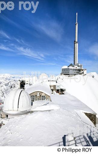 EMETTEUR TDF, OBSERVATOIRE DU PIC DU MIDI DE BIGORRE, HAUTES PYRENEES. (65F01911.jpg)
