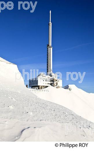 EMETTEUR TDF, OBSERVATOIRE DU PIC DU MIDI DE BIGORRE, HAUTES PYRENEES. (65F01913.jpg)