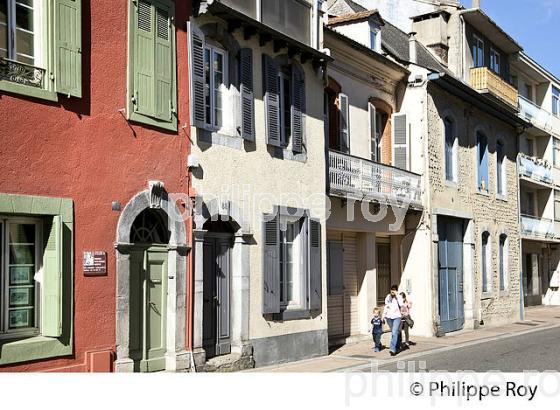 HABITAT TRADITIONNEL, QUARTIER DES HARAS,  TARBES, BIGORRE, HAUTES-PYRENEES. (65F02128.jpg)