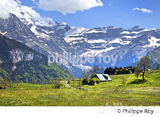PLATEAU DE SAUGUE  ET CIRQUE DE GAVARNIE, PAYS TOY, HAUTES-PYRENEES. (65F02606.jpg)