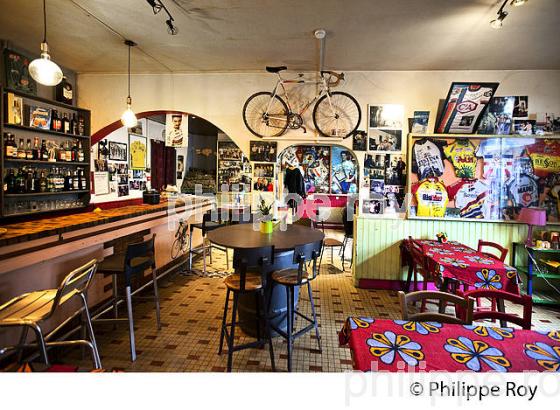 MUSEE DU TOUR DE FRANCE, JEAN PIERRE SOUBEERBIELLE, CAFE L' ETAPE, LUGAGNAN, HAUTES-PYRENEES. (65F02823.jpg)