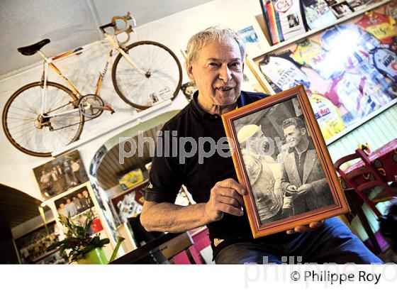 MUSEE DU TOUR DE FRANCE, JEAN PIERRE SOUBEERBIELLE, CAFE L' ETAPE, LUGAGNAN, HAUTES-PYRENEES. (65F02830.jpg)