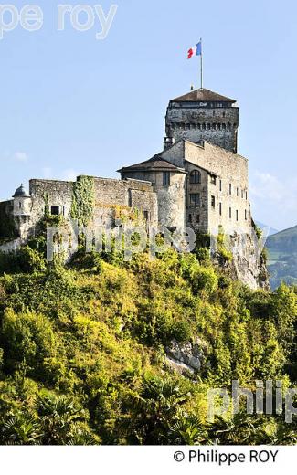 LE CHATEAU MEDIEVAL , MUSEE PYRENEEN,   VILLE DE  LOURDES, BIGORRE, HAUTES-PYRENEES. (65F03239.jpg)