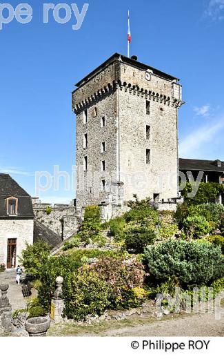 LE CHATEAU MEDIEVAL , MUSEE PYRENEEN,   VILLE DE  LOURDES, BIGORRE, HAUTES-PYRENEES. (65F03305.jpg)