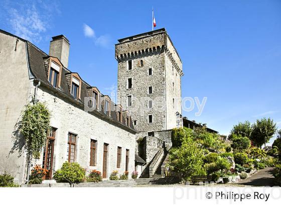 LE CHATEAU MEDIEVAL , MUSEE PYRENEEN,   VILLE DE  LOURDES, BIGORRE, HAUTES-PYRENEES. (65F03306.jpg)