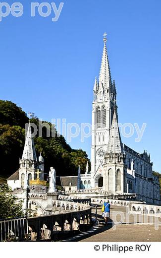 SANCTUAIRE NOTRE DAME DE LOURDES, VILLE DE LOURDES, BIGORRE, HAUTES-PYRENEES. (65F03407.jpg)