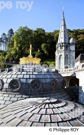 SANCTUAIRE NOTRE DAME DE LOURDES, VILLE DE LOURDES, BIGORRE, HAUTES-PYRENEES. (65F03411.jpg)