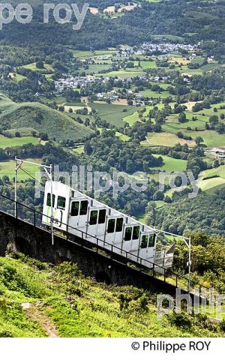 FUNICULAIRE DU PIC DU JER,  VILLE DE  LOURDES, BIGORRE, HAUTES-PYRENEES. (65F03537.jpg)