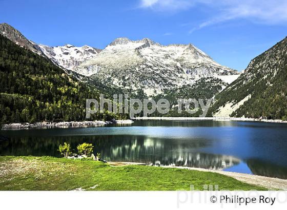 LAC D' OREDON ET MASSIF  DU NEOUVIELLE, VALLEE D' AURE,  HAUTES-PYRENEES. (65F04516.jpg)