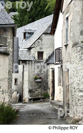 LE VILLAGE D' ANCIZAN,   EN ETE,  VALLEE D' AURE, HAUTES-PYRENEES. (65F06717.jpg)