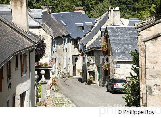 LE VILLAGE DE BOURISP,  EN ETE,  VALLEE D' AURE, HAUTES-PYRENEES. (65F06737.jpg)